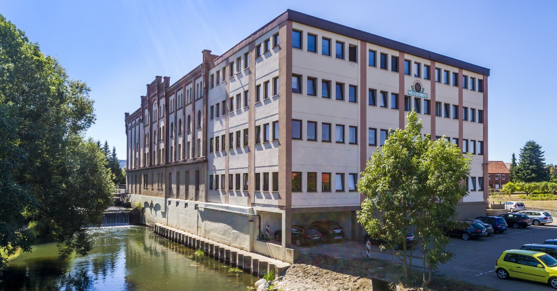 El edificio administrativo de Neudorff en Emmerthal