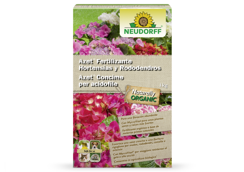 Azet Fertilizante Hortensias y Rododendros
