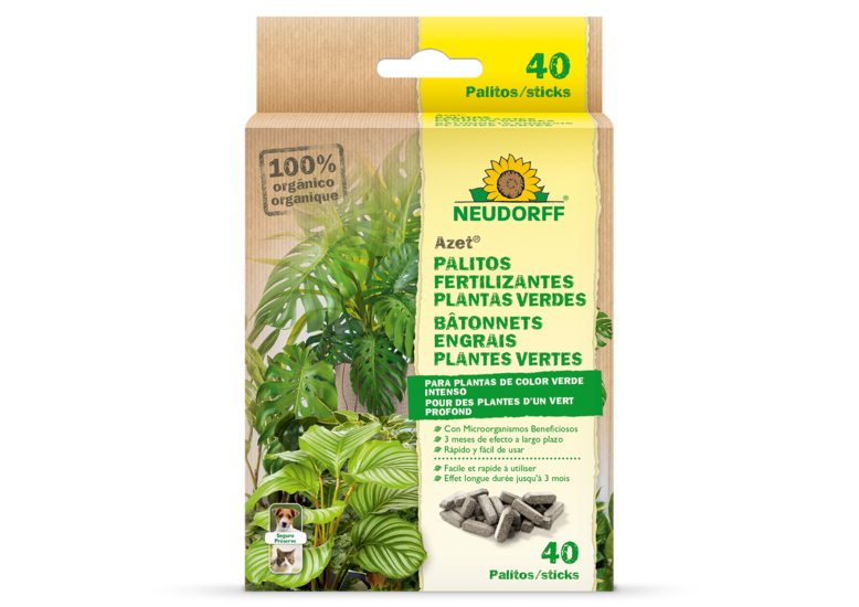 Azet PALITOS FERTILIZANTES PLANTAS VERDES
