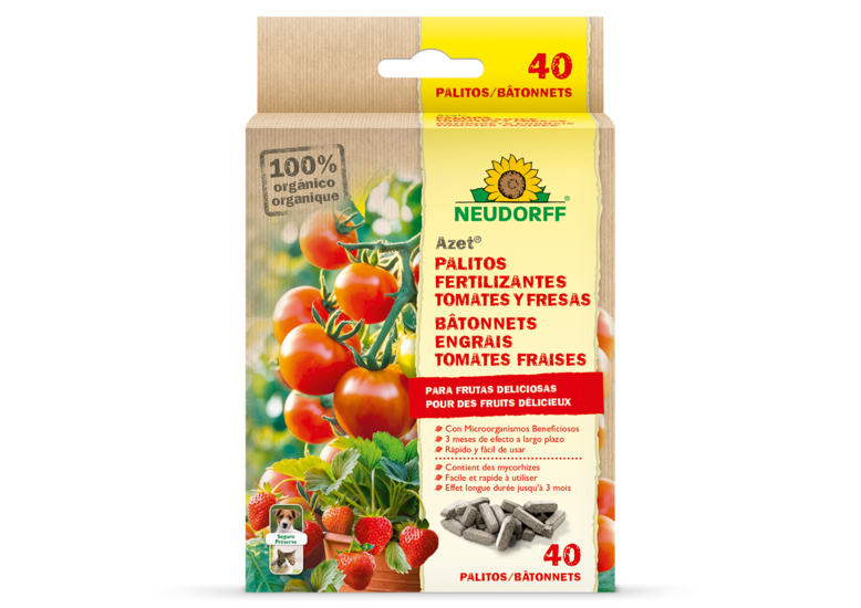AZET PALITOS FERTILIZANTES TOMATES Y FRESAS